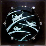 GRASSHOPPERS 12 INCH ROUND WITH BACK